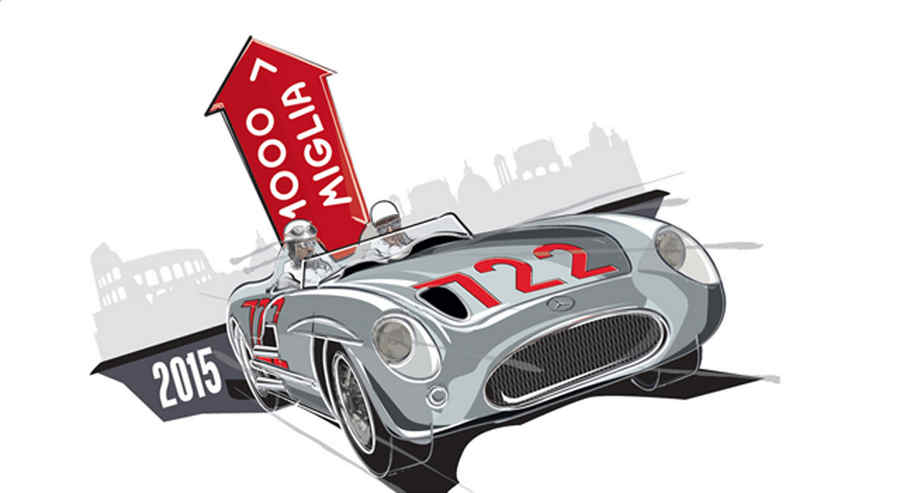 logo Mille Miglia 2015 logo Mille Miglia 2015