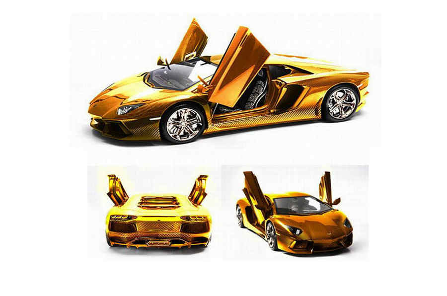 Lamboghrini_Aventador_modellino_oro