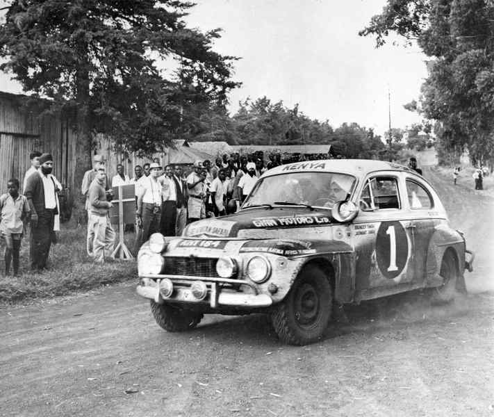 The Singh brothers and their Volvo PV 544, 1965
