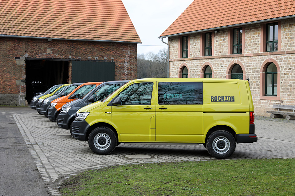 vista laterale VW Transporter Rockton 4x4