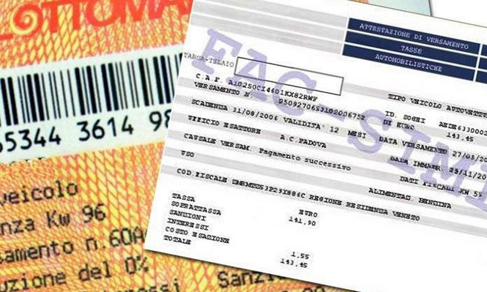 Scadenza bollo auto