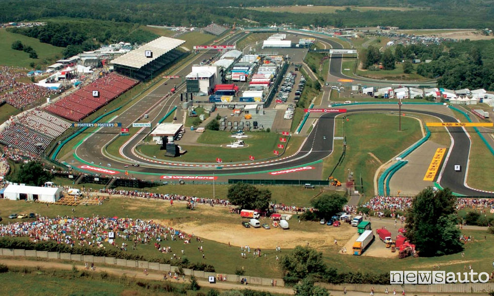 CIRCUITO HUNGARORING Ungheria F1