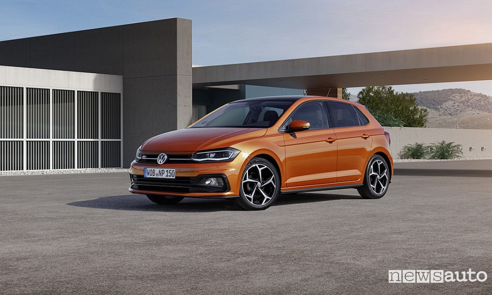 Vista di profilo Volkswagen Polo Sport