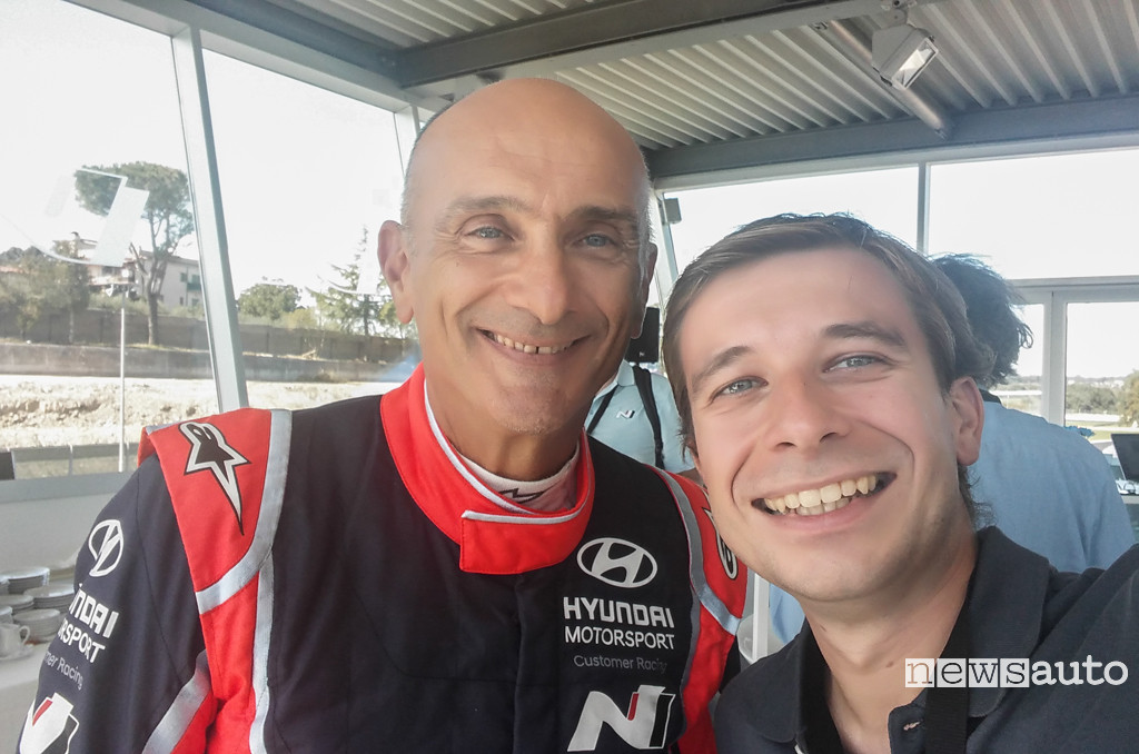 Marco Paternostro con Gabriele Tarquini
