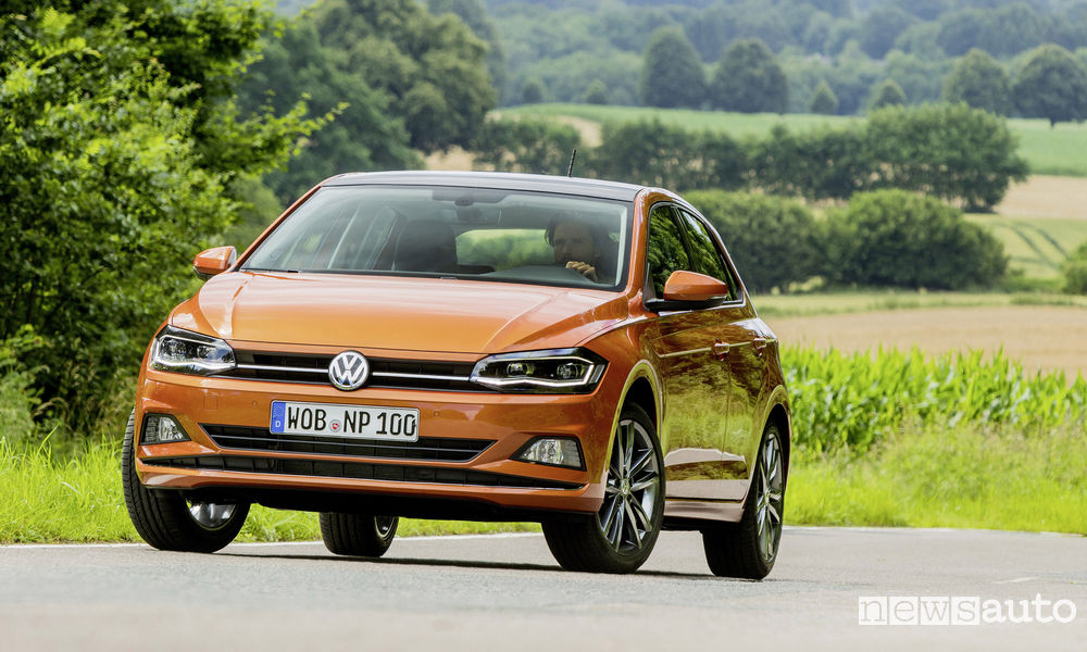 Vista anteriore Volkswagen Polo