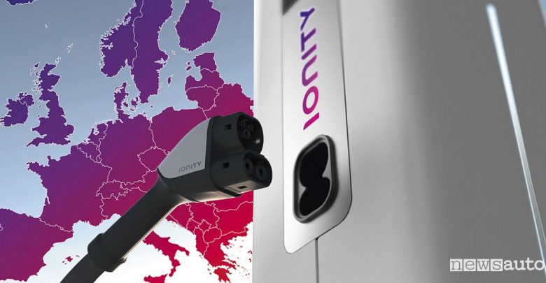 Ricarica rapida auto elettriche Ionity