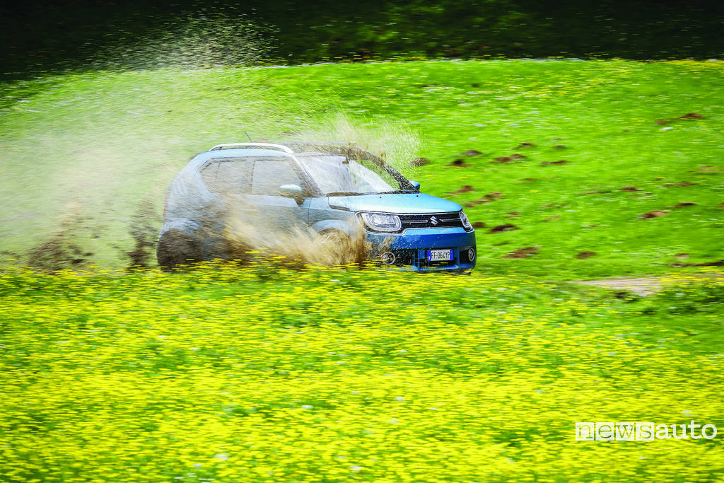 Suzuki Ignis prova come va in off road Suzuki Ignis prova come va in off road