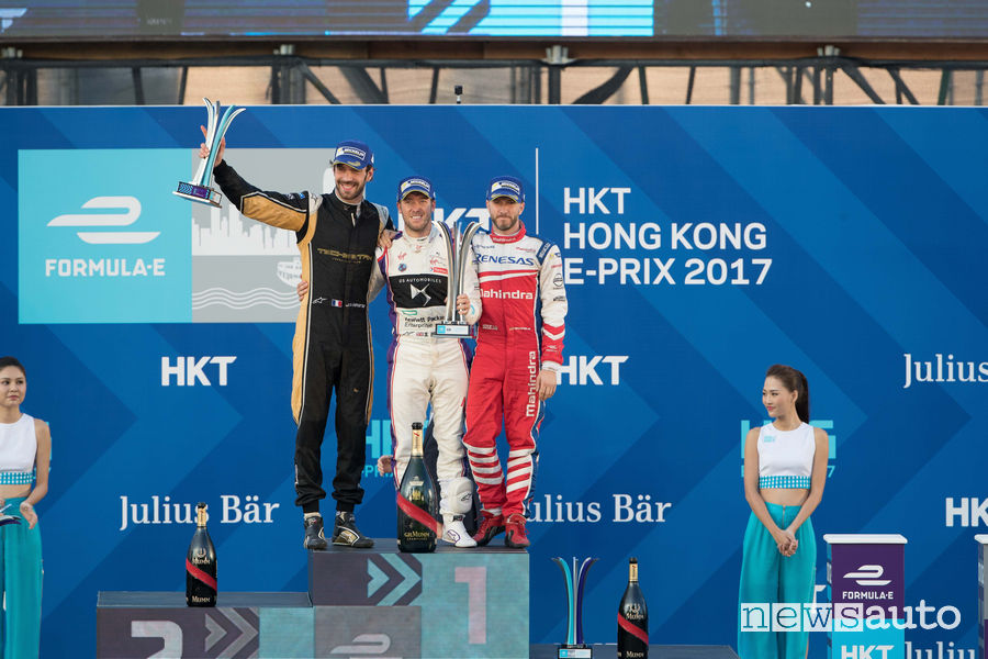 Formula E 2017 classifiche gara Hong Kong
