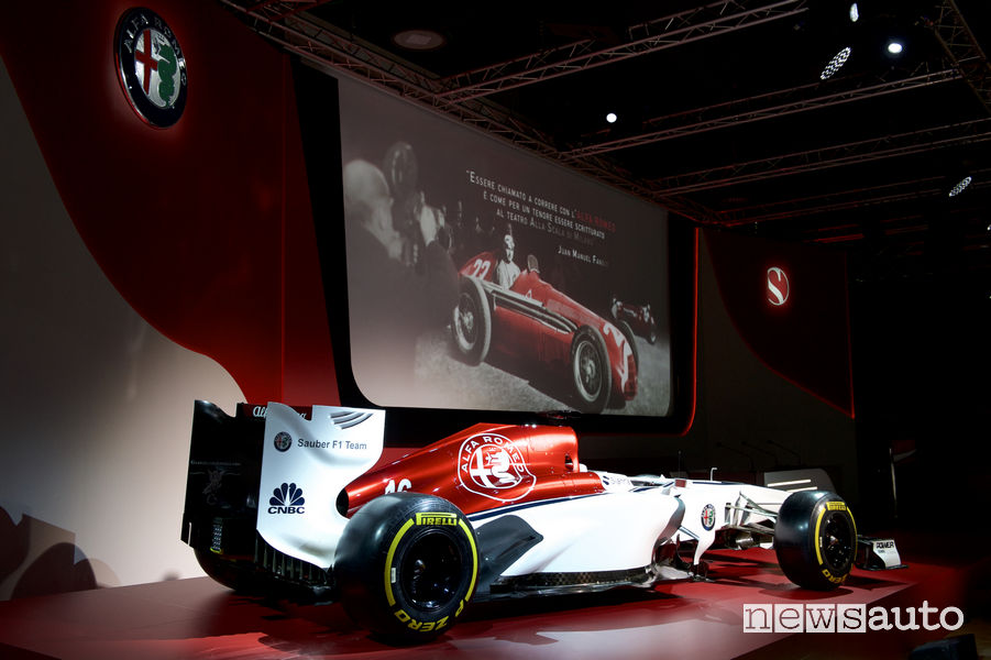 Livrea ufficiale Alfa Romeo F1