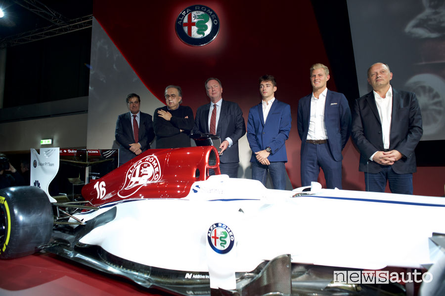 Livrea ufficiale Alfa Romeo F1
