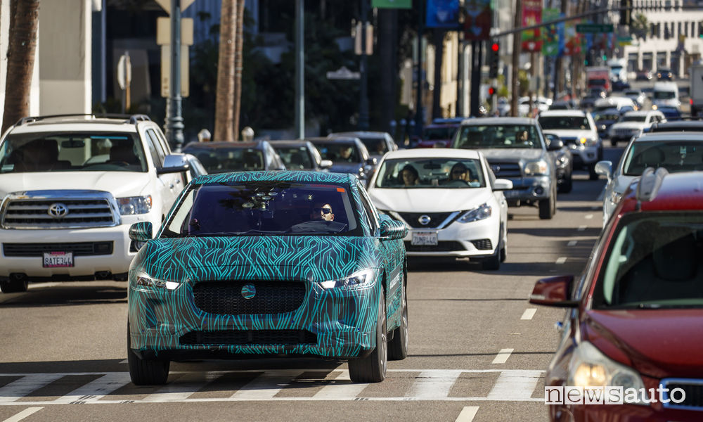 Test autonomia Jaguar I-Pace