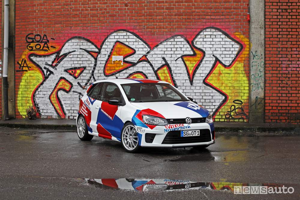 VW Polo-R WRC Tuning vista frontale