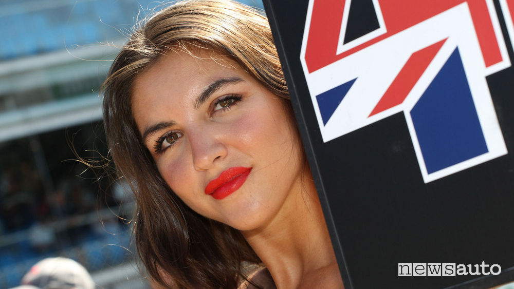ragazze Formula 1 grid girl
