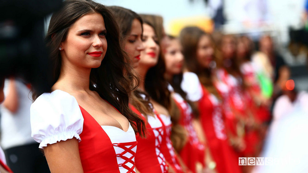 ragazze Formula 1 grid girl