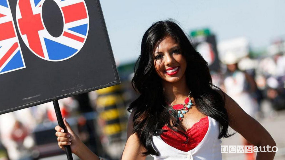 ragazze Formula 1 grid girl