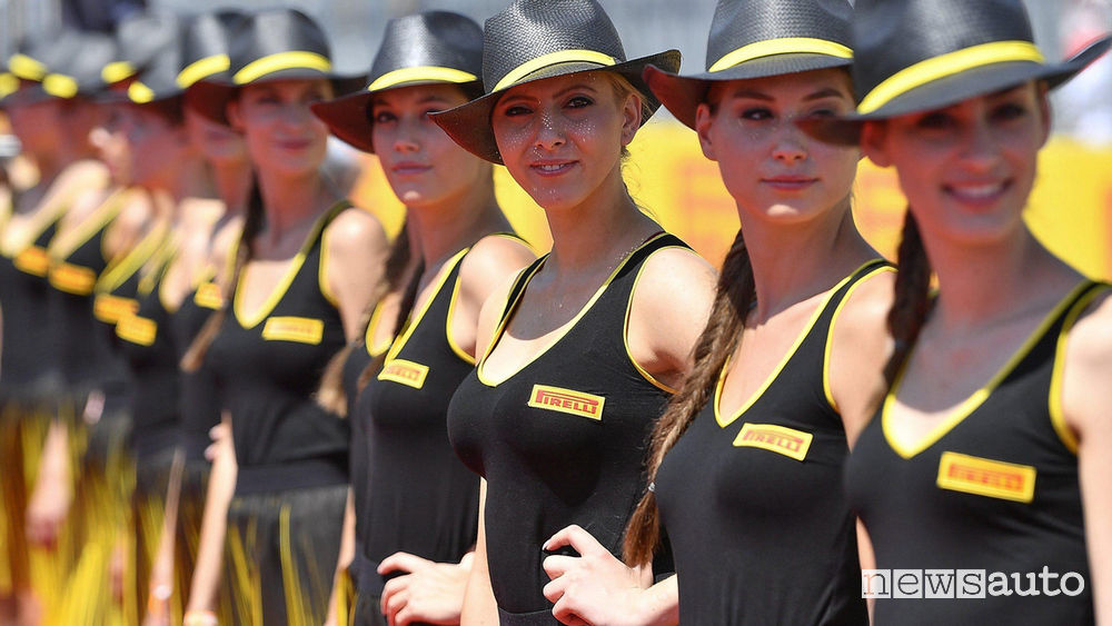 ragazze Formula 1 grid girl