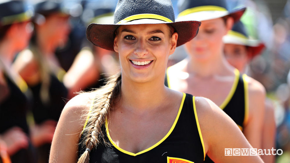 ragazze Formula 1 grid girl