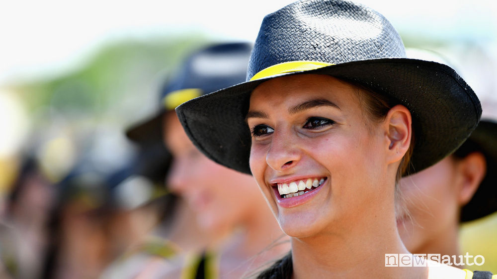 ragazze Formula 1 grid girl