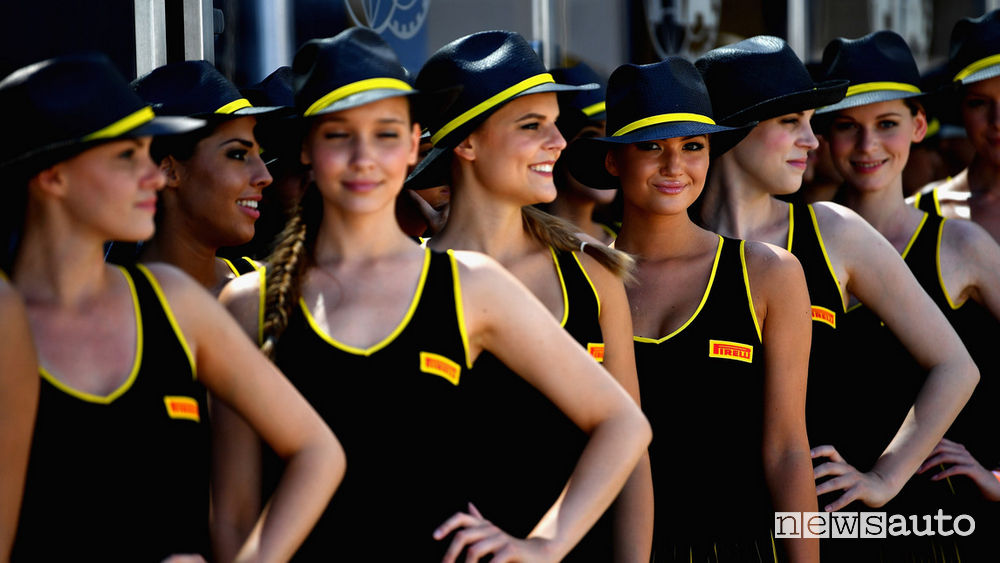 ragazze Formula 1 grid girl