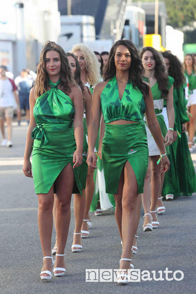 ragazze Formula 1 grid girl