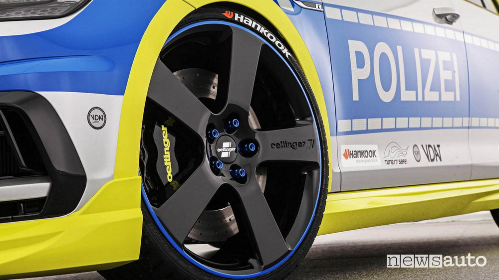 Volkswagen Golf R tuning Oettinger Polizia Tedesca