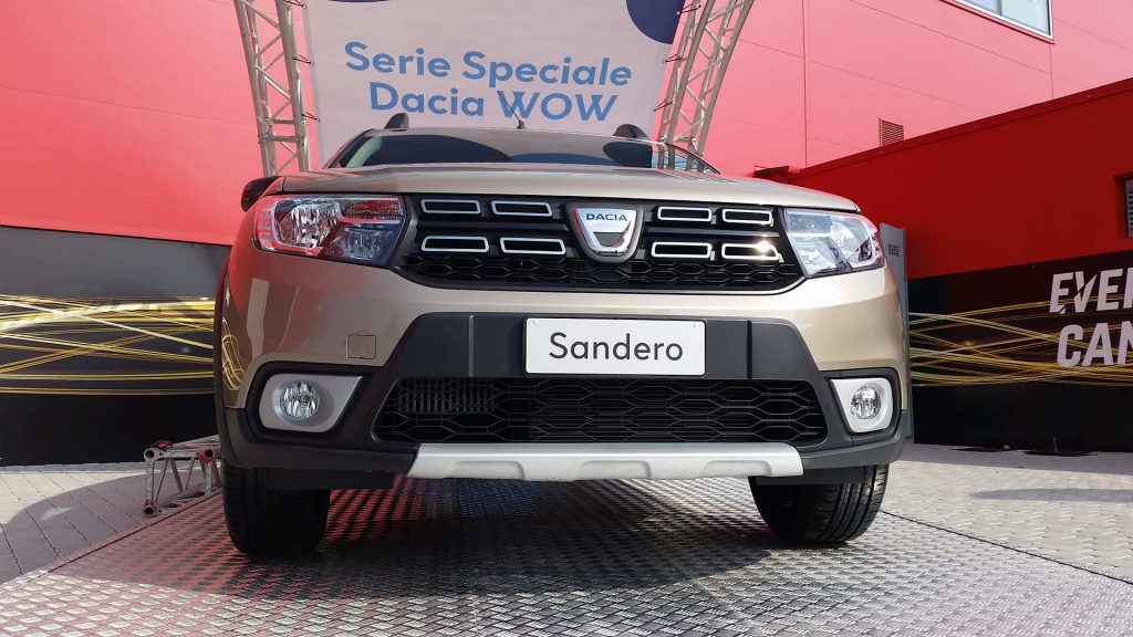 Frontale Dacia Sandero Serie Speciale WOW