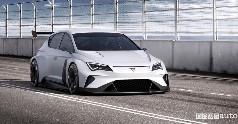 Seat Cupra e-Racer auto elettrica da corsa di Seat Motorsport