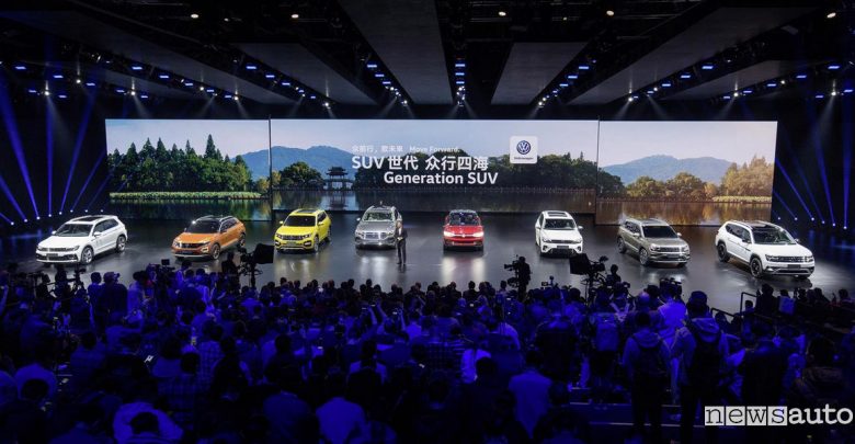 Volkswagen in Cina gamma SUV