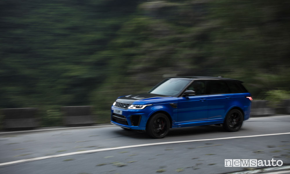 Tianmen Road record Range Rover Sport SVR