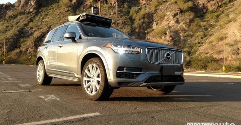 Volvo XC90 Uber guida autonoma test guida autonoma Italia