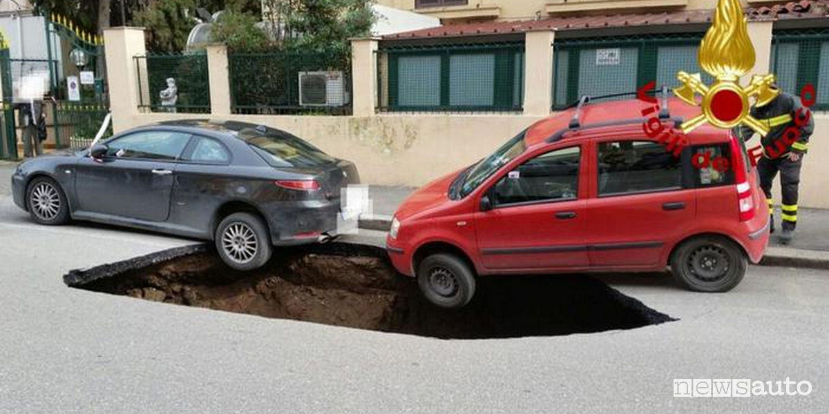 Maxi Voragine a Roma Circonvallazione Appia