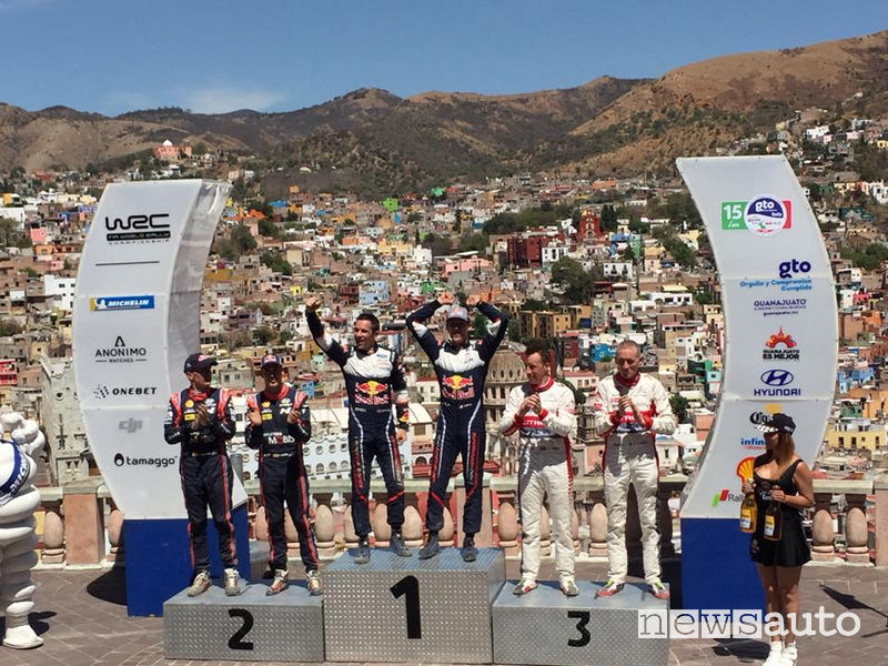 wrc 2018 podio Rally del Messico