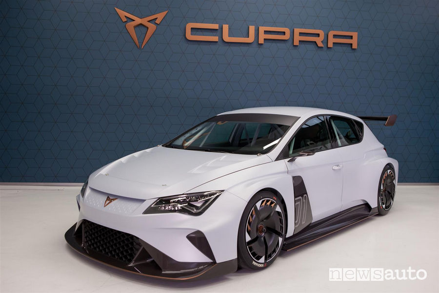Cupra E-Racer auto elettrica da corsa di Seat Motorsport