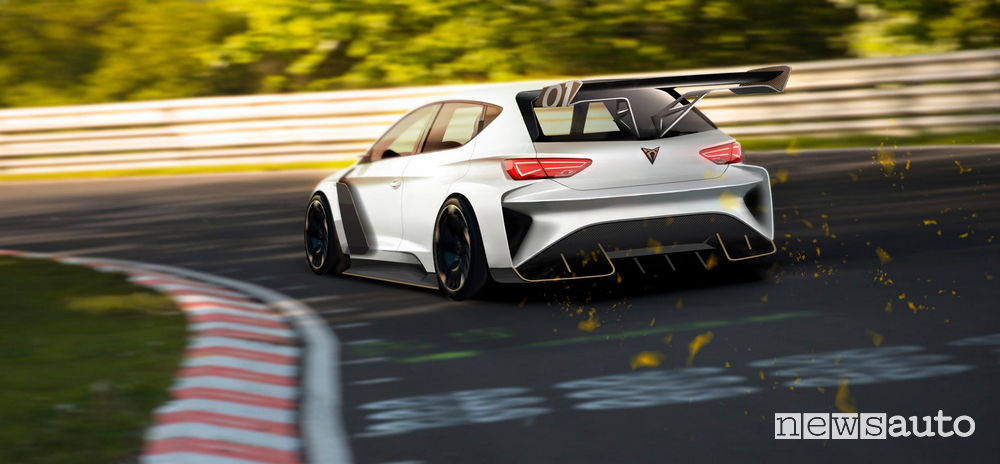 Cupra E-Racer auto elettrica da corsa di Seat Motorsport