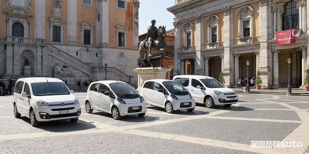 Auto elettriche Roma Groupe PSA