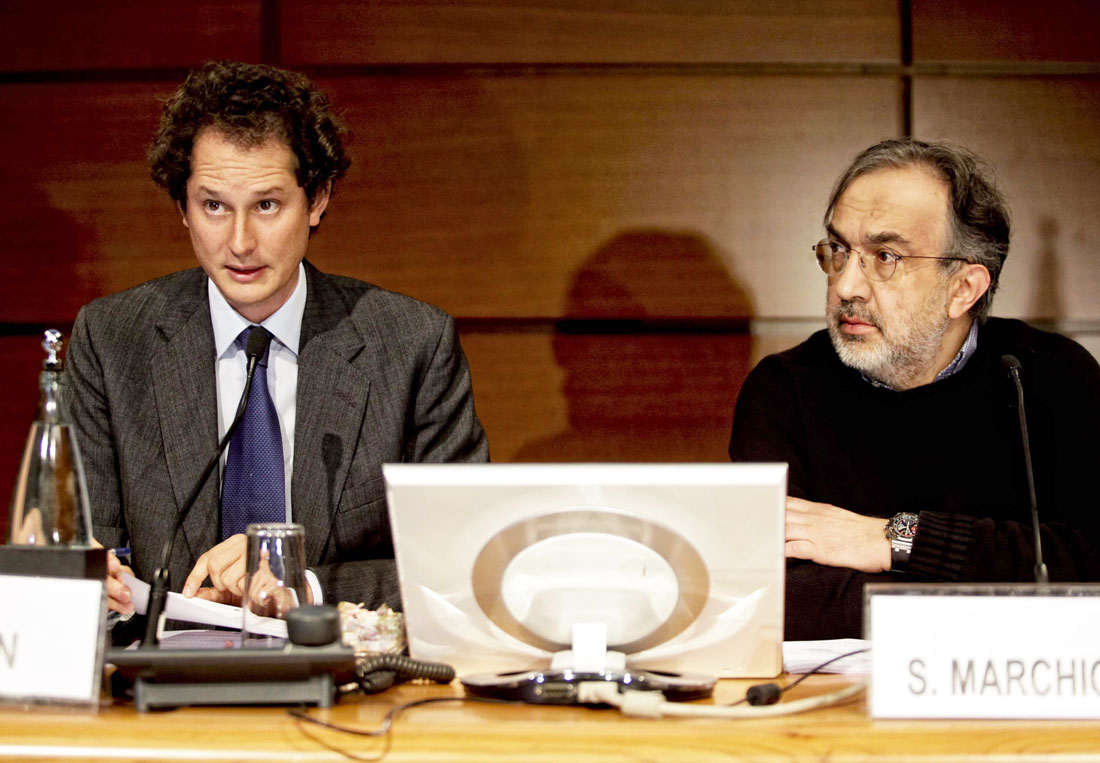 Sergio Marchionne e John Elkann