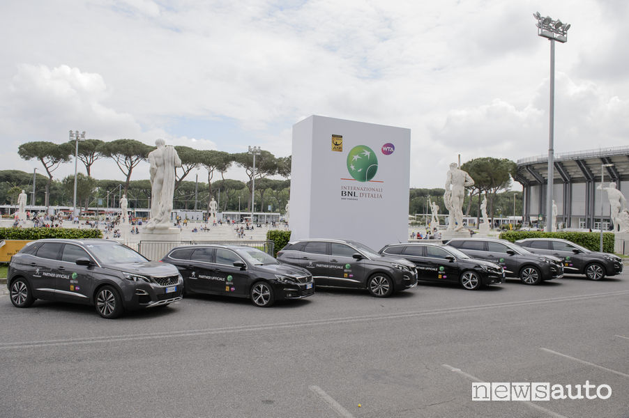 Peugeot agli Internazionali Tennis Roma 2018