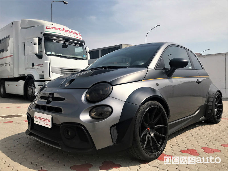 Abarth 500 elaborata Baronio Romeo Ferraris
