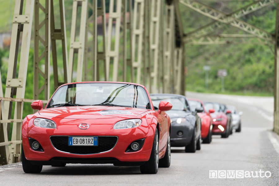 Mazda raduno MX-5 2018 Andar per Langhe