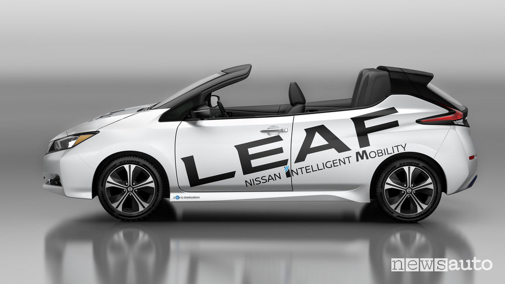 Nissan Leaf Open Car auto elettrica cabrio