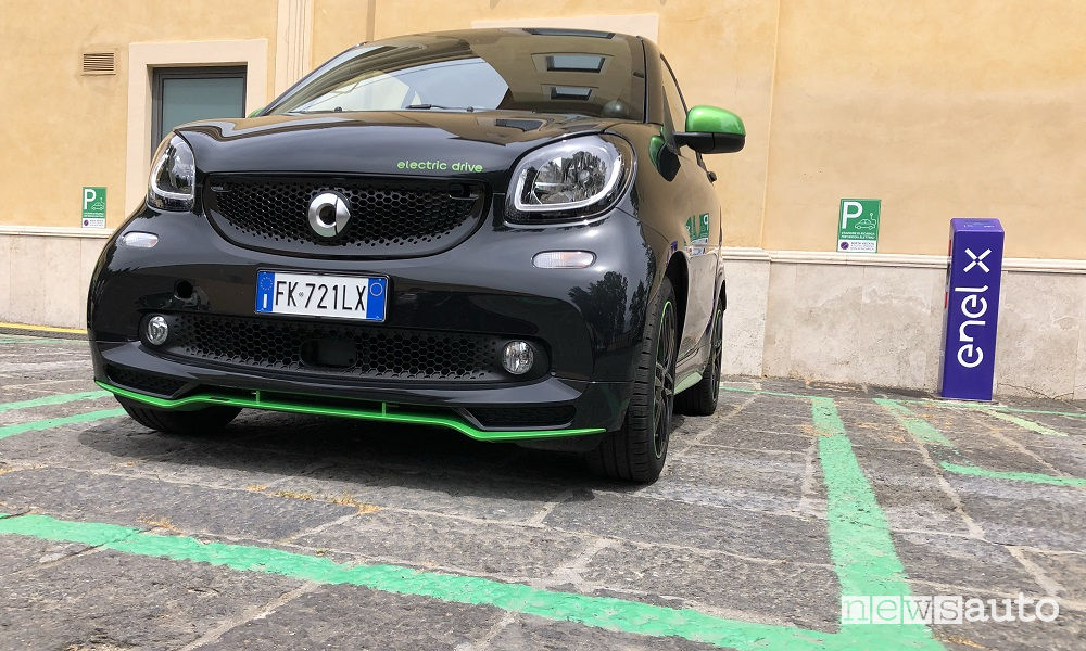 smart elettriche la prova a Roma