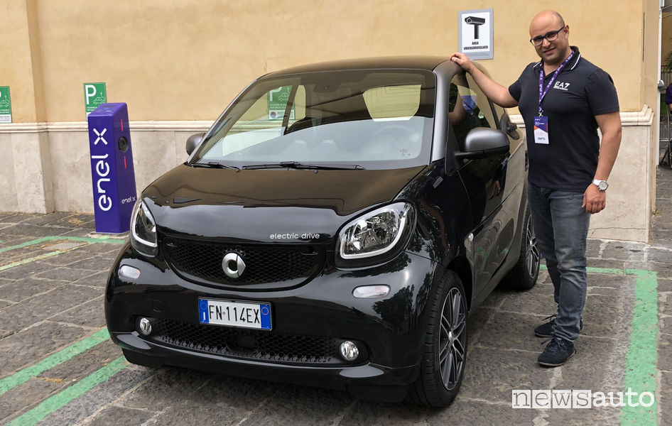 smart elettriche la prova a Roma