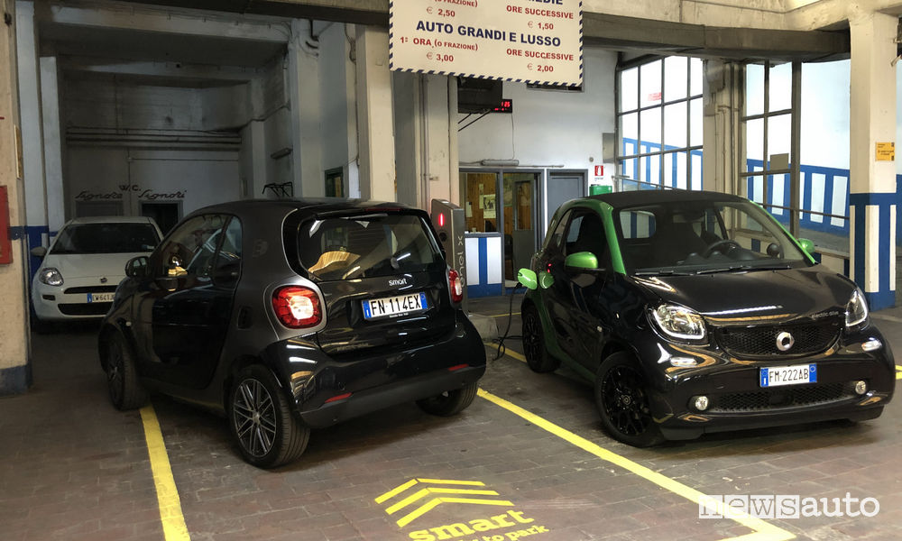 smart elettriche la prova a Roma