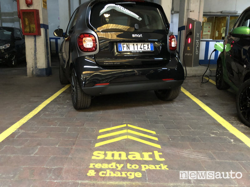 smart elettriche la prova a Roma