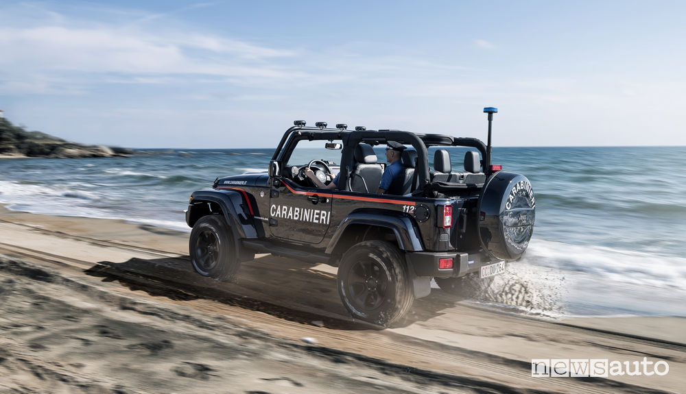 Jeep Wrangler ai Carabinieri