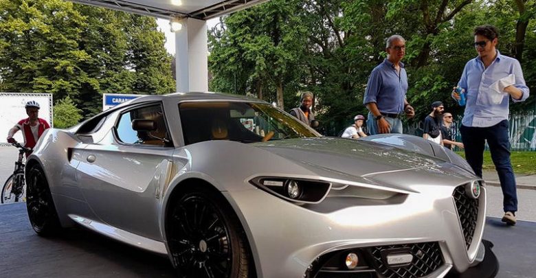 Alfa Romeo 4C Mole Costruzione Artigianale 001
