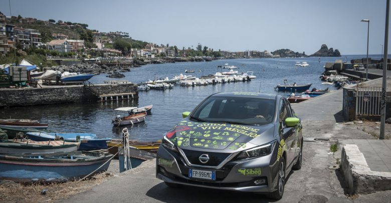 Colonnine elettriche in Sicilia, Nissan e Sibeg