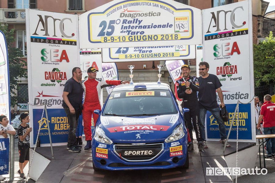 Rally del Taro 2018 Peugeot Competition Rally 208