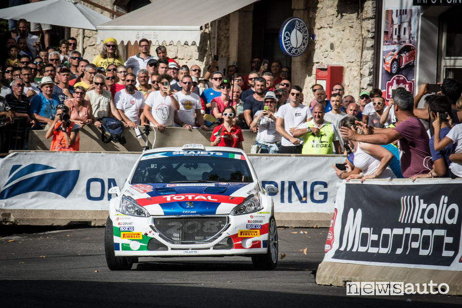Peugeot 208 T16 Andreucci/Castiglioni Rally di Roma Capitale 2018
