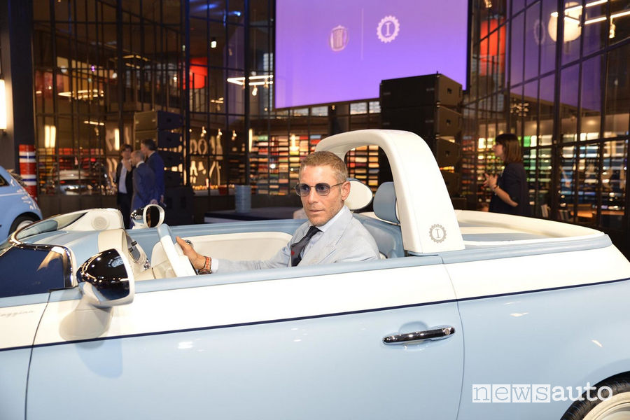 Lapo Elkann Fiat 500 Spiaggina Garage Italia